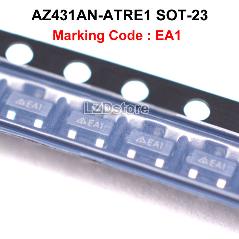 10 ชิ้น AZ431AN-ATRE1 EA1 SOT-23 AZ431AN AZ431 SOT23-3 รหัสเครื่องหมาย EA1 ใหม่