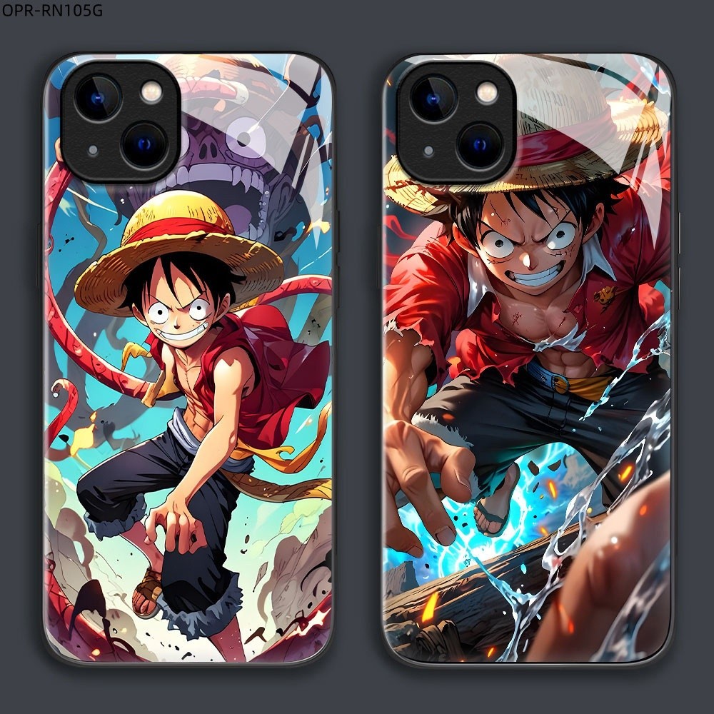 เคส For OPPO Reno 14F 13F 13 12 12F 11 11F 10 Pro 4G 5G เคสโทรศัพท์ เคสมือถือ เคสออปโป้ เคสแข็ง Phone Glass Case BLK