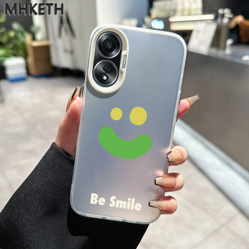 MHKETH เคสสำหรับ OPPO A58 4G A58 5G A58x 5G A78 5G A1x 5G A2x 5G A1 5G A78 4G A98 5G F23 5G เคสโทรศัพท์หน้ายิ้ม