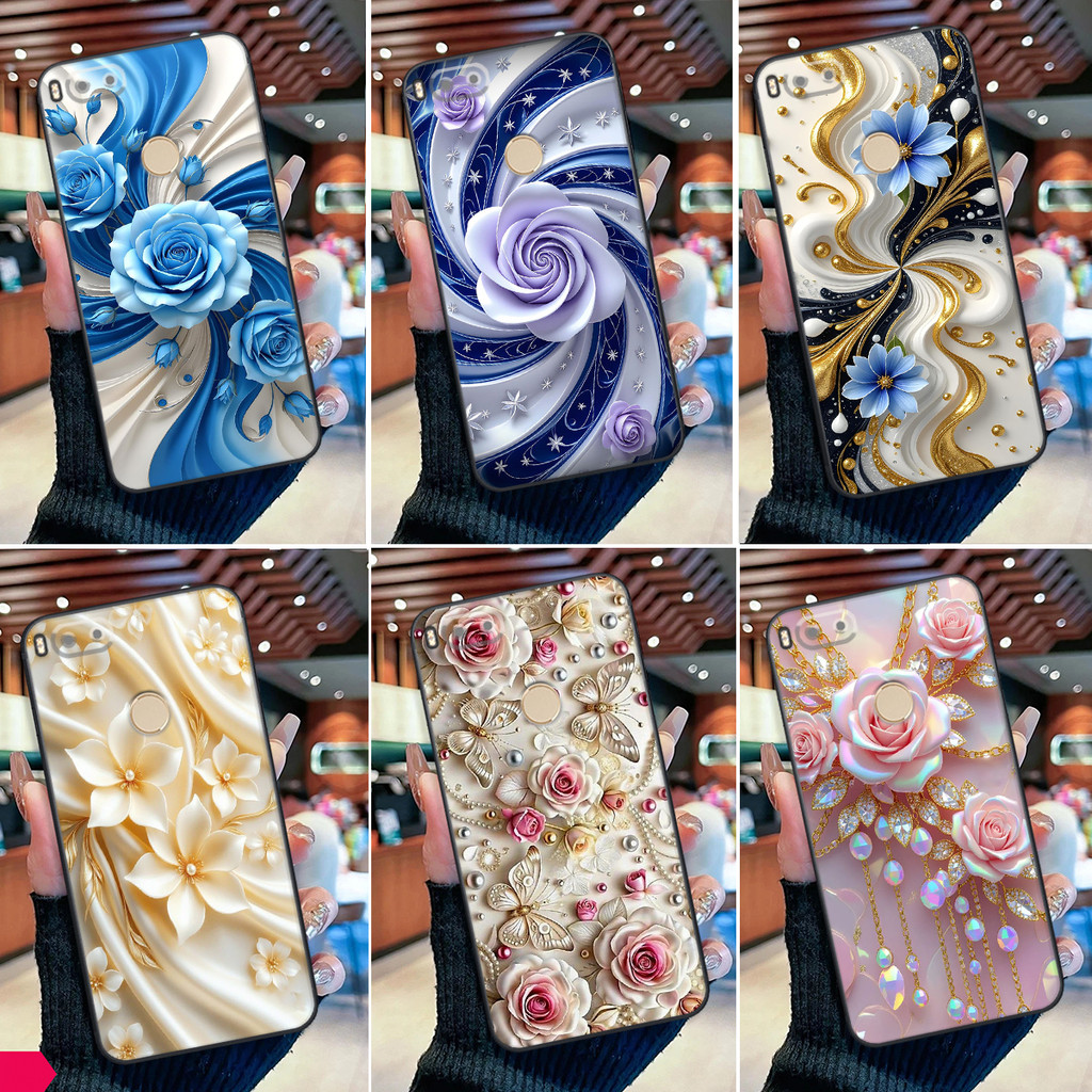 เคส Xiaomi Mi A1 / MI 5X / MI 8 LITE พิมพ์ลายดอกไม้หรูหรา สวยงาม คุณภาพสูง