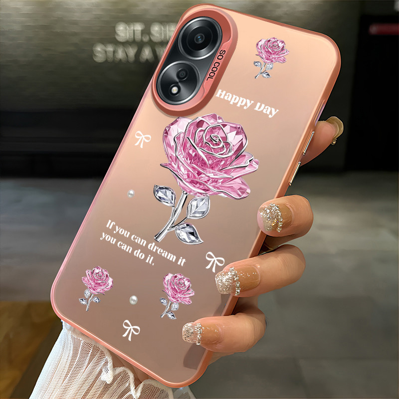 เคสสำหรับ OPPO A58 4G A58 5G A58x 5G A78 5G A1x 5G A2x 5G A1 5G A78 4G A98 5G F23 5G เคสโทรศัพท์แบบใหม่ดอกไม้กันกระแทก