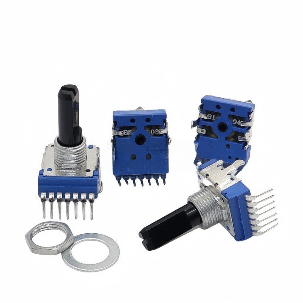 xp1 RK14 ประเภท potentiometer แนวตั้งแถวเดียว 7pin การเชื่อมต่อคู่ B50K B100K