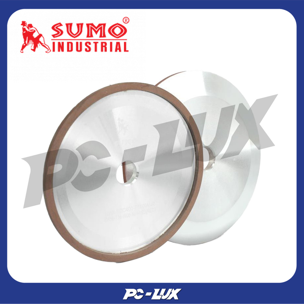 SUMO จานเพชร รุ่น 12A2-R-SDC400-D150-T16-W6-X4-H31.75/20 สีแดง