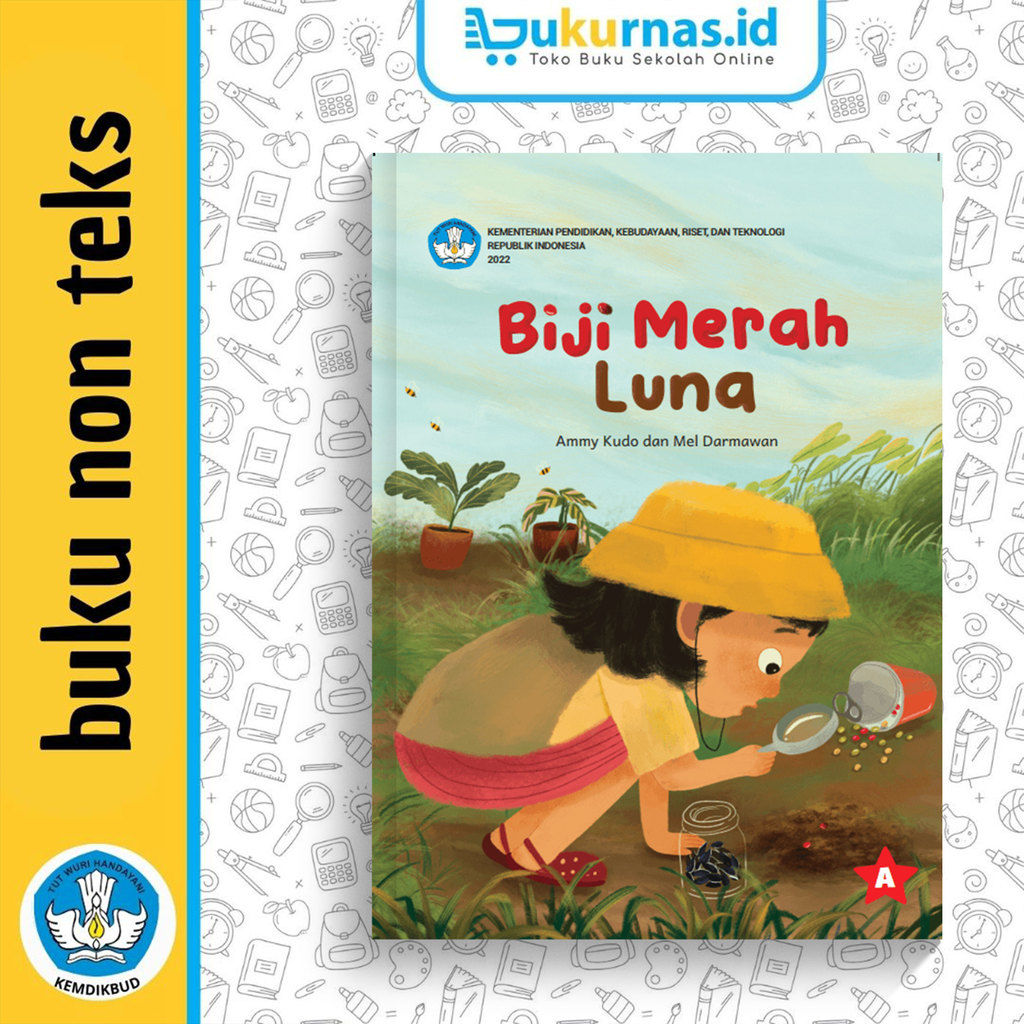 MERAH Luna Red Seed Non-Text Book สําหรับก่อนวัยเรียน/อนุบาล (A) หลักสูตรอิสระ - Kumdikbud