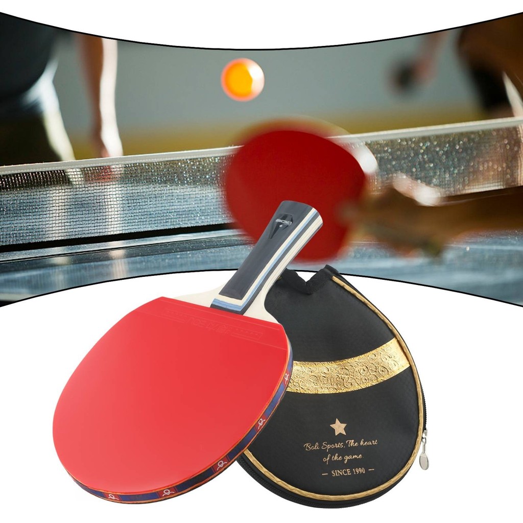 [CUTEBABY] ไม้ปิงปองแข็งแรง 7 ชั้นไม้สําหรับปิงปองค้างคาวพายยาว handl