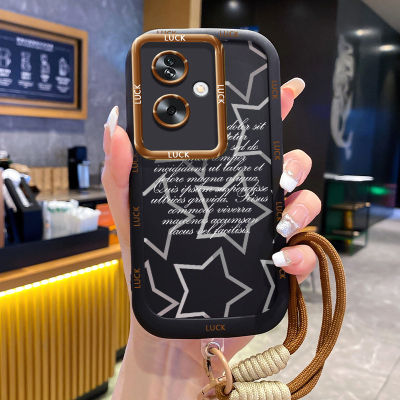 เคส OPPO A79 5G A2 5G พร้อมเชือกเส้นเล็ก Goblin