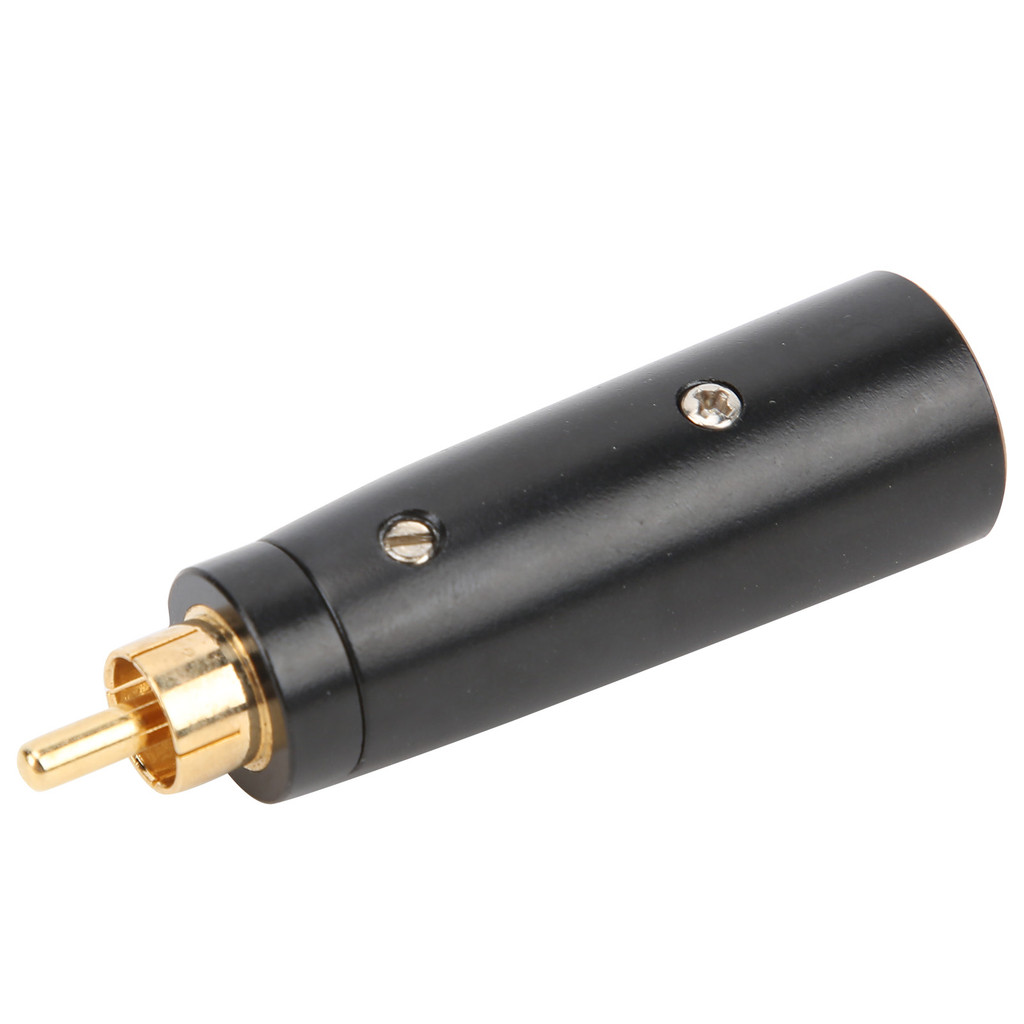 Spcrth อะแดปเตอร์เสียง RCA Connector ชายกีตาร์ไมโครโฟนสาย Zinc Alloy Converter LZ1172G