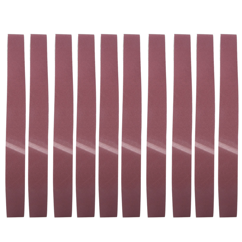 [Mmooo] 10 ชิ้นขัดขัดสายพานเลื่อยวงเดือนบด 1220x50 มม.อลูมิเนียมออกไซด์ GXK51-B(120#)