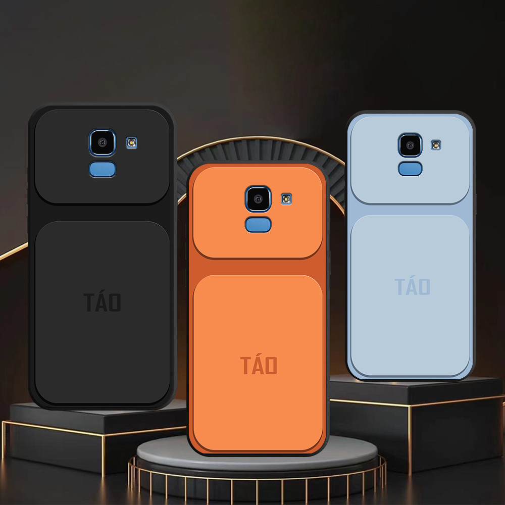 เคส Samsung J6 2018 / J6 Plus / J6+ พิมพ์ลายสีพื้นฐาน