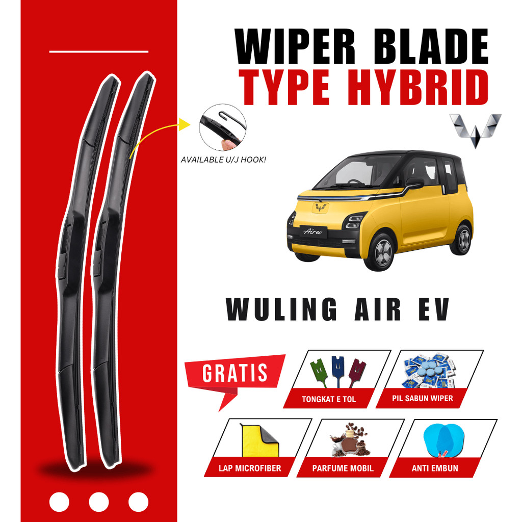 Wuling Air Ev Hybrid ที่ปัดน้ําฝนกระจกรถยนต์ฟรี 5 โบนัส