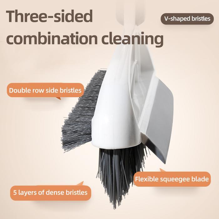 Vusign 3in1 แปรงขัดห้องน้ําติดผนัง / แปรงขัดพื้น VS1030