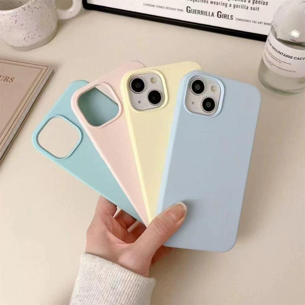 สไตล์ Y2K Anti Yellow Simple Caseing Samsung A57 A37 A17 A07 5G A05S A16 A36 A15 A55 A35 A56 กรณี