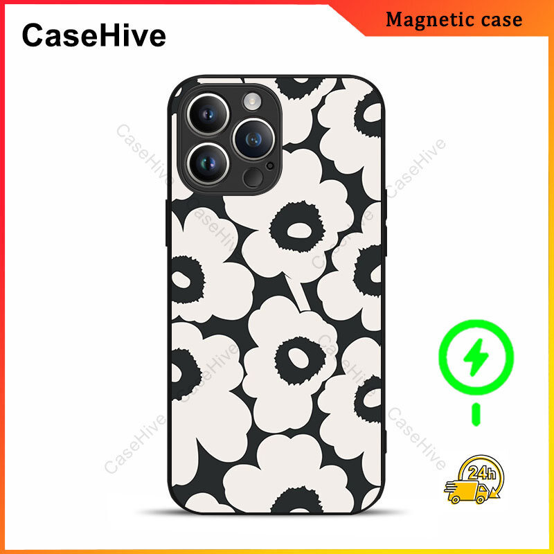 เคสโทรศัพท์ดอกไม้สําหรับ iPhone 17 Pro Max / iPhone 16 Pro Max / 15 Pro Max / 13 / Samsung Galaxy S2