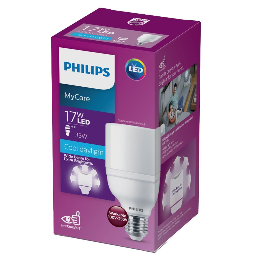 PHILIPSหลอด LED BRIGHT 17W E27คูลเดย์ไลท PHILIPS LED BRIGHT 17W E27 CDL
