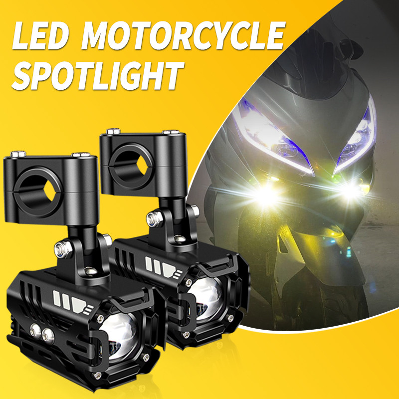 ไฟสปอร์ตไลท์ LED สําหรับรถจักรยานยนต์ LED ไฟหน้าอุปกรณ์เสริมรถจักรยานยนต์สําหรับ Suzuki S750 1100F 1