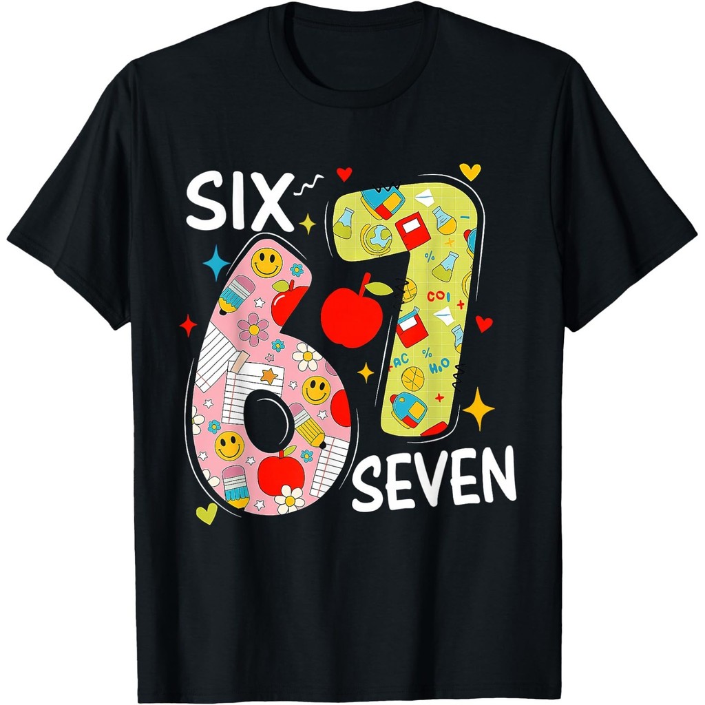 67 Meme Six Seven Number 67 วัน Smarter Teacher Youth Tshirt Unisex Tee