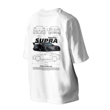 เสื้อยืด Toyota Supra A90 ไมโครไฟเบอร์