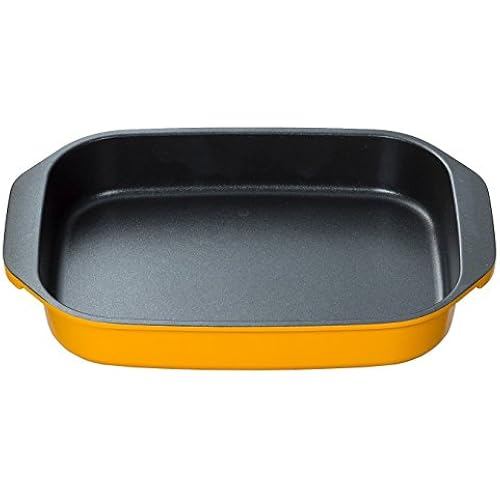 Ishigaki industry Ishigaki Industry Grill Master Aluminum Fluorine Plate Yellow Square 3761