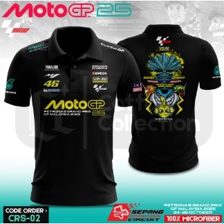 RASMI MOTOGP SEPANG 2025 เสื้อแข่งไมโครไฟเบอร์