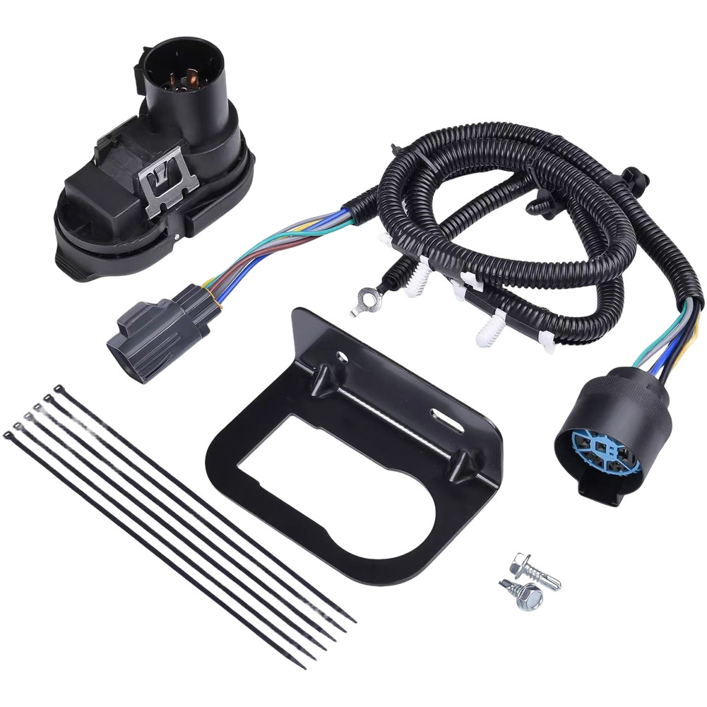 new24 9L3Z-15A416-A Trailer Hitch Tow สายไฟเชื่อมต่อชุดสายรัดพร้อมขายึด