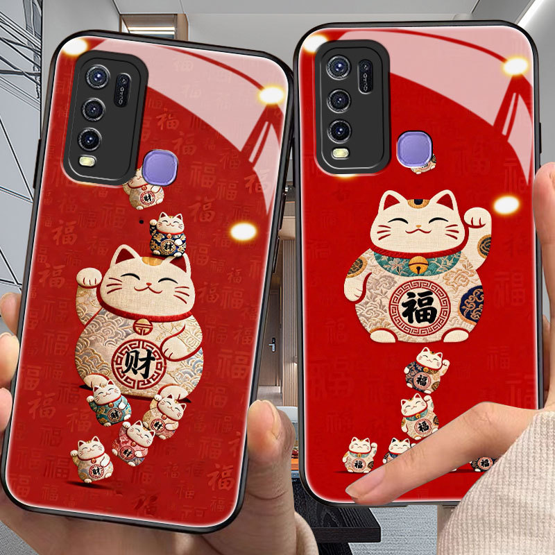 Luck Casing for vivo Y30/i,y31,y33/s/t,y35,y36,y39,y50,y51/a,y55,y66,y67,y72,y76/y-103,y77,y20) เคสก