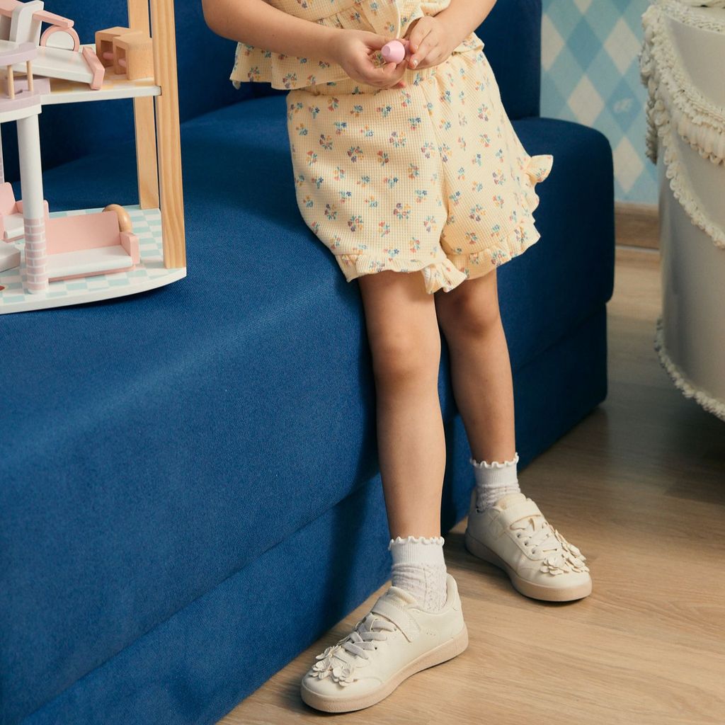 lookbookpetite rabbit shorts sunny day กางเกงขาสั้นเด็กผู้หญิง รุ่น แรบบิท สี sunny day