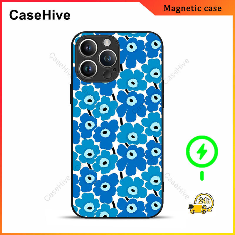 เคสโทรศัพท์ดอกไม้สําหรับ iPhone 17 Pro Max / iPhone 16 Pro Max / 15 Pro Max / 13 / Samsung Galaxy S2