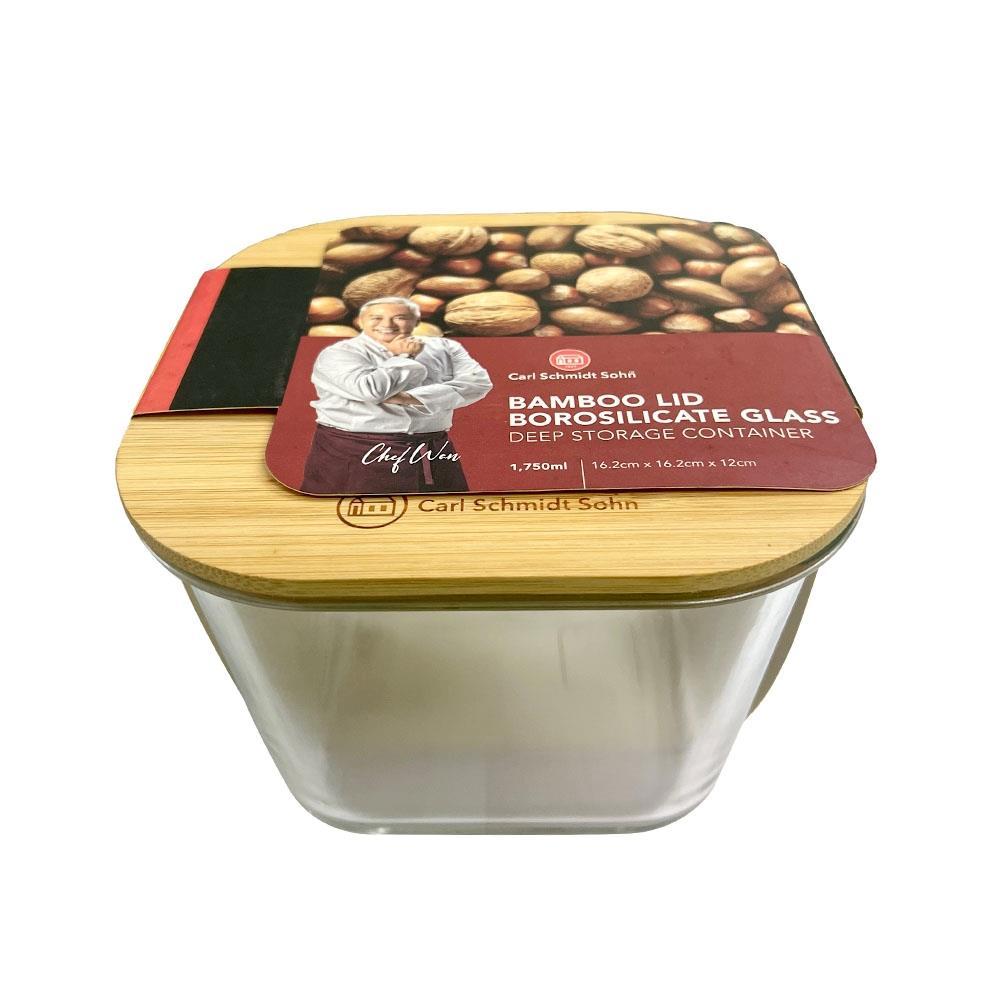 CARL SMITH SOHN BAKEWARE พร้อม BAMBOO LID 1750ML