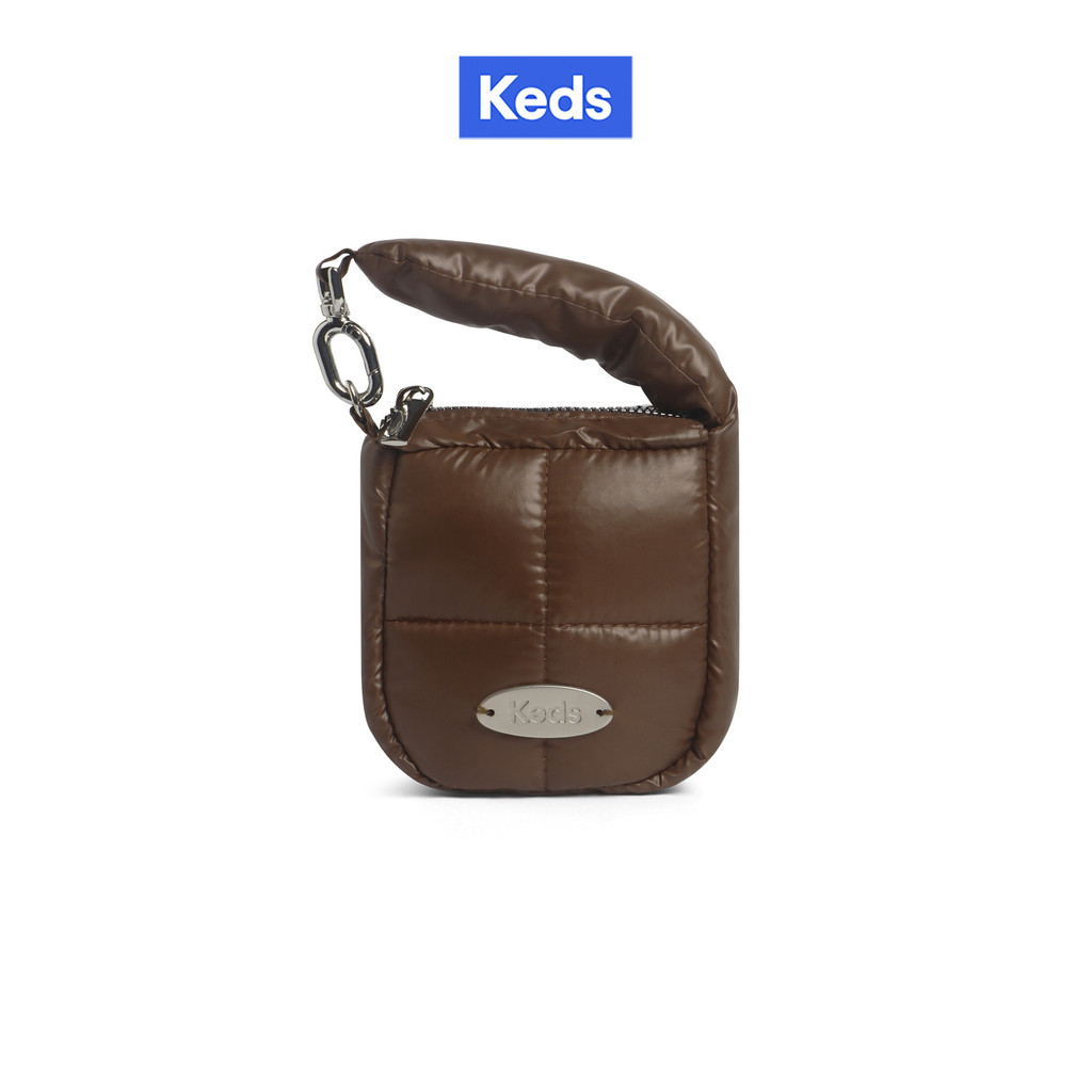 KEDS กระเป๋า รุ่น THE KEDS QUILT MINI POUCH สีช็อกโกแลต ( KS26ACB19003 )
