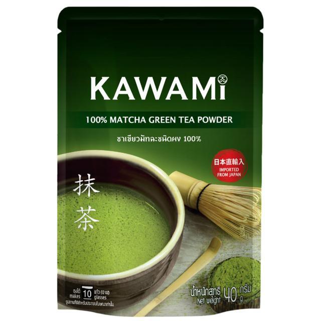 🍓 คาวามิชาเขียวมัทฉะชนิดผง 40กรัม 🍒 Kawami Matcha Green Tea Powder 40g. 🍷 SKU 8859479405449 💋 ของแห้