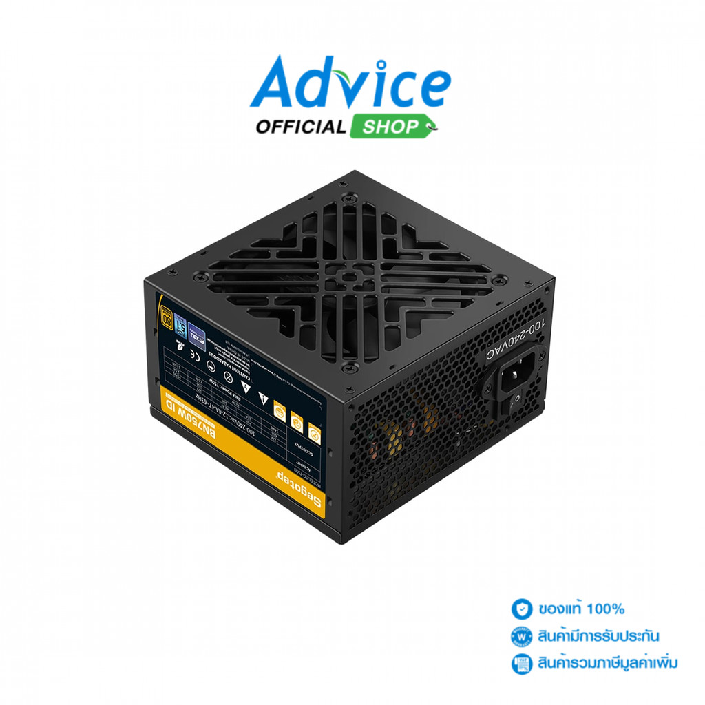 SEGOTEP POWER SUPPLY (80+ BRONZE) 750W BN750W ID PCIE 5.1 ATX3.1 - A0178713