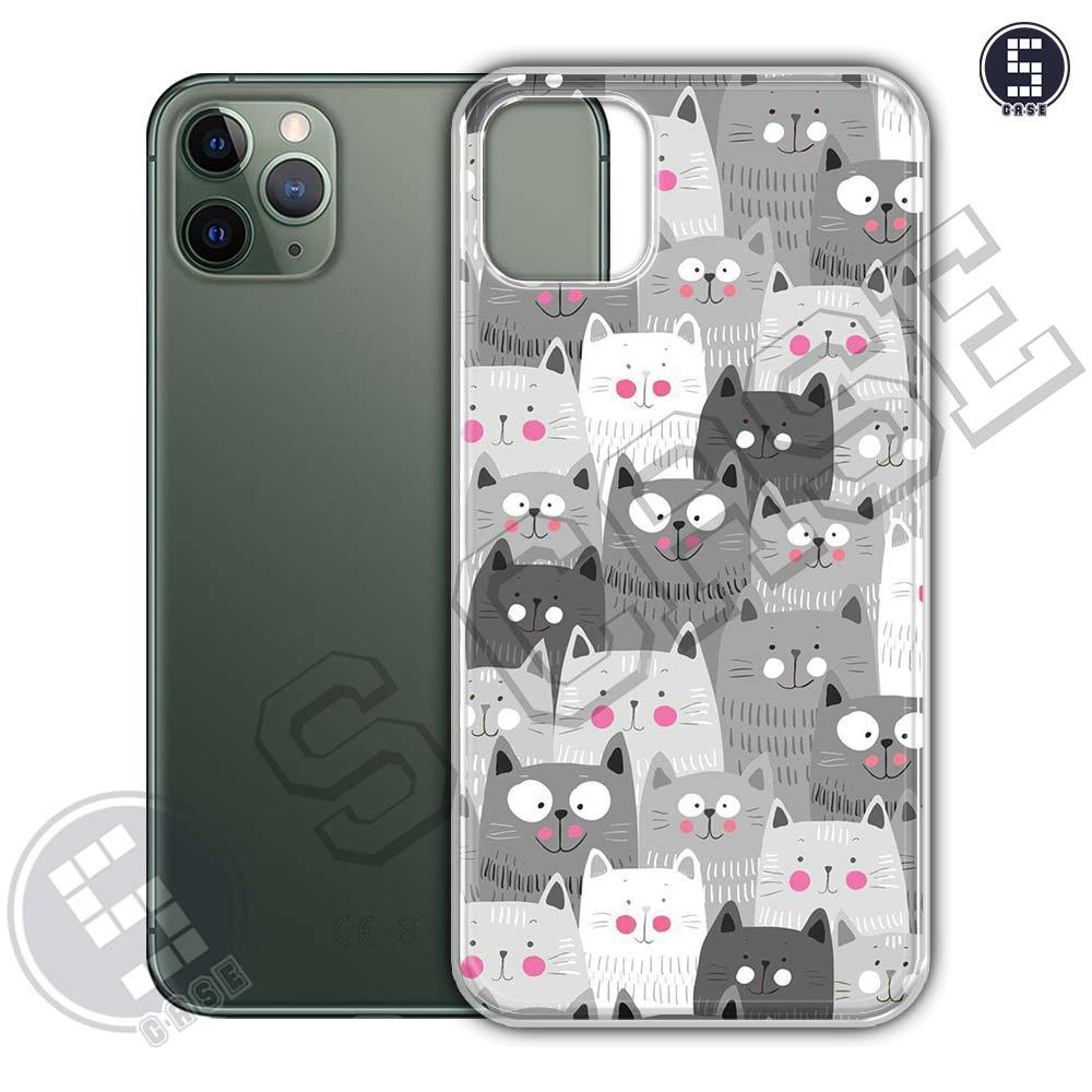 เคสสําหรับ iPhone 11 Pro Max iphone 11 ProMax หลายรุ่น SLC02 Love Cats