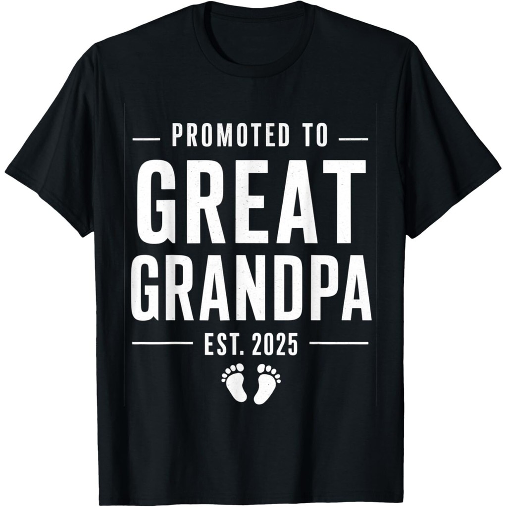 ส่งเสริม To Great Grandpa 2025 Soon To Be Greats Grandpa เสื้อยืด Unisex