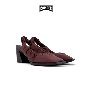 CAMPER รองเท้าส้นสูง ผู้หญิง รุ่น Karole สีแดงเบอร์กันดี ( H…