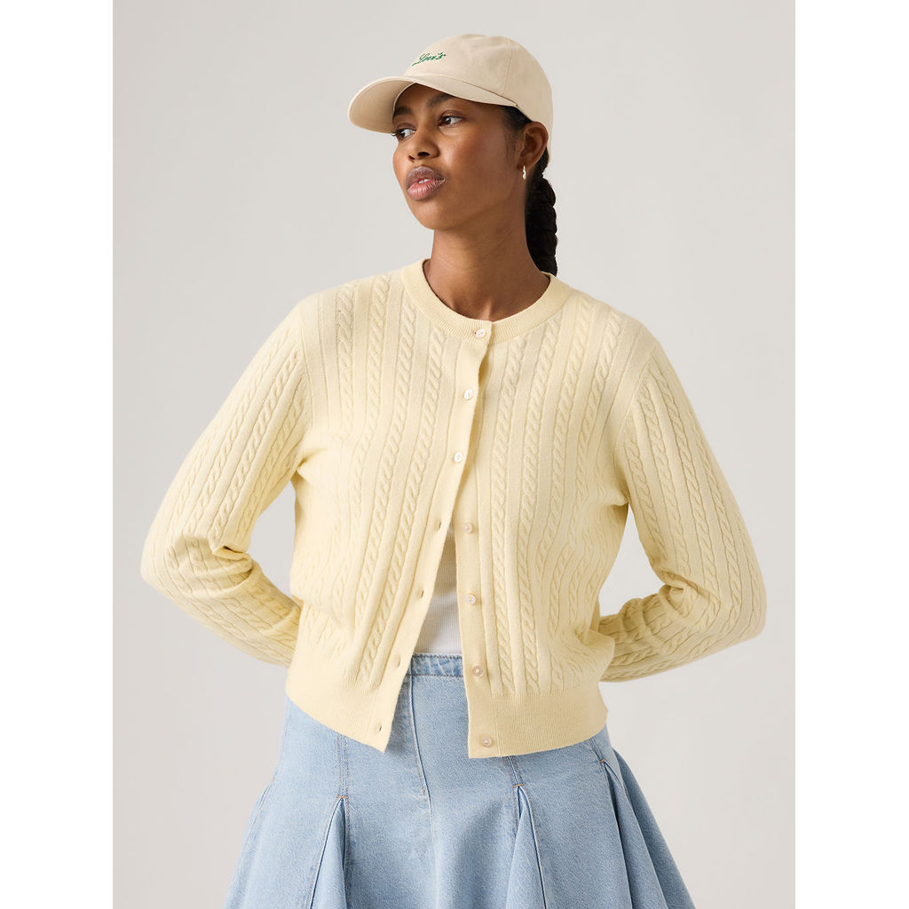 เสื้อคาร์ดิแกนผู้หญิง Levi's® Women's Supersoft Crewneck Cardigan