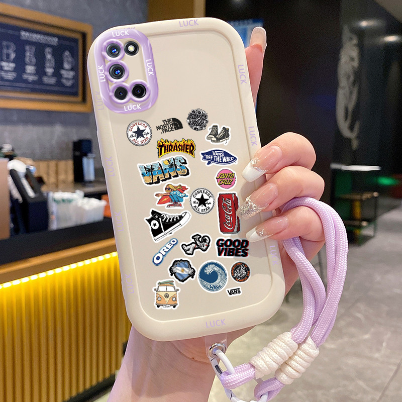 เคส OPPO A52 A72 A92 เคส Cool Premium พร้อมเชือกเส้นเล็ก