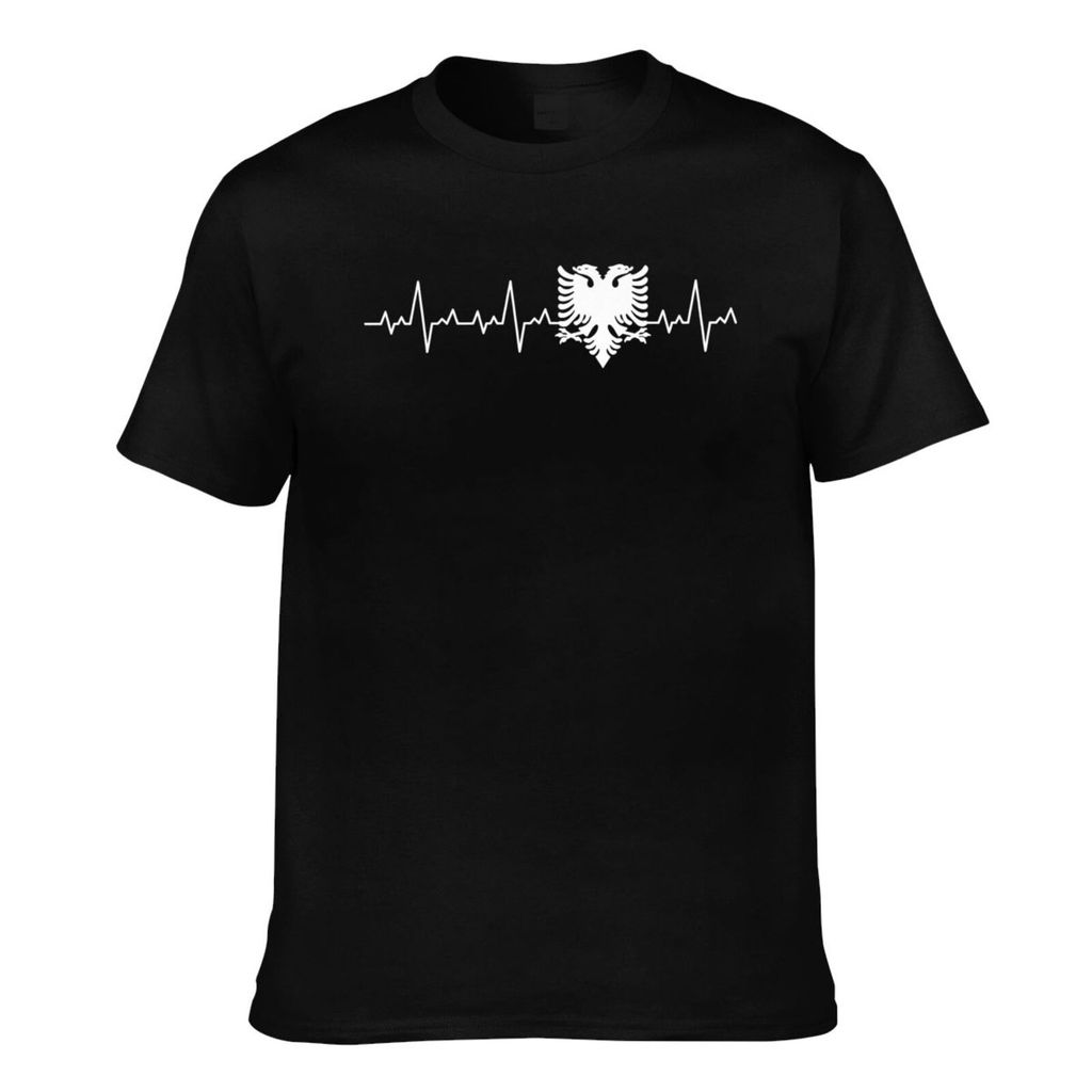 แฟชั่นพิมพ์สาธารณรัฐจีน Albania Albania Ria Tirana Albanian Casual Tshirt สําหรับชาย