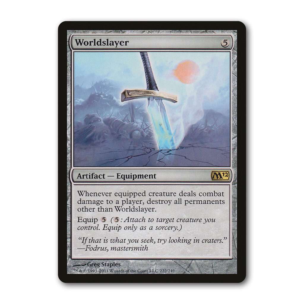 [MTG] Worldslayer [M12] [Colorless] [Rare] [Normal] [ENG] [2011] (Magic: The Gathering)