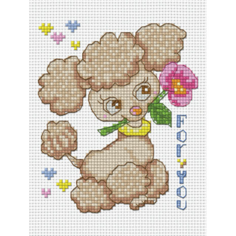 PINN SHOP ชุดปักครอสติช : พุดเดิ้ล [J-7C]