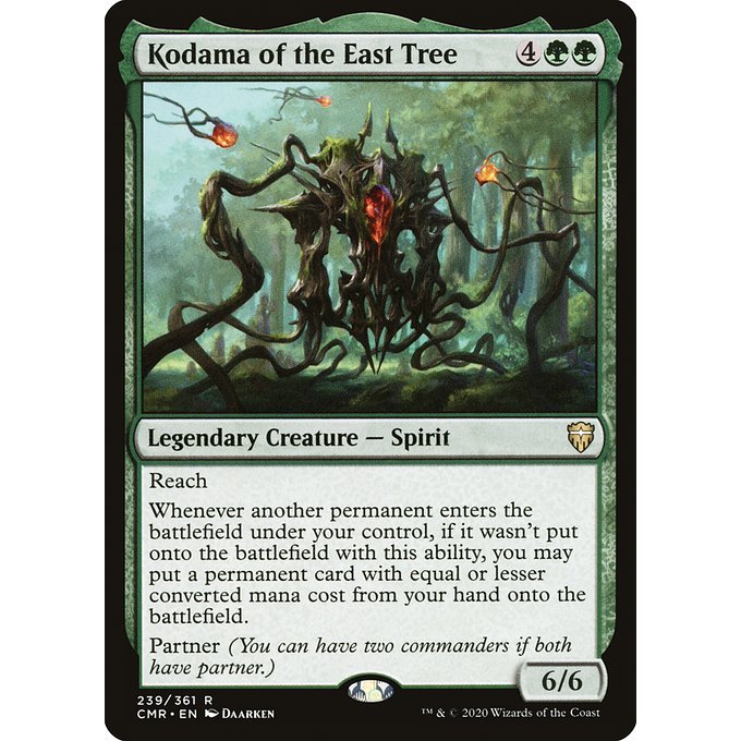 Magic: The Gathering - Commander Legends - Kodama of the East Tree (239) ฟอยล์