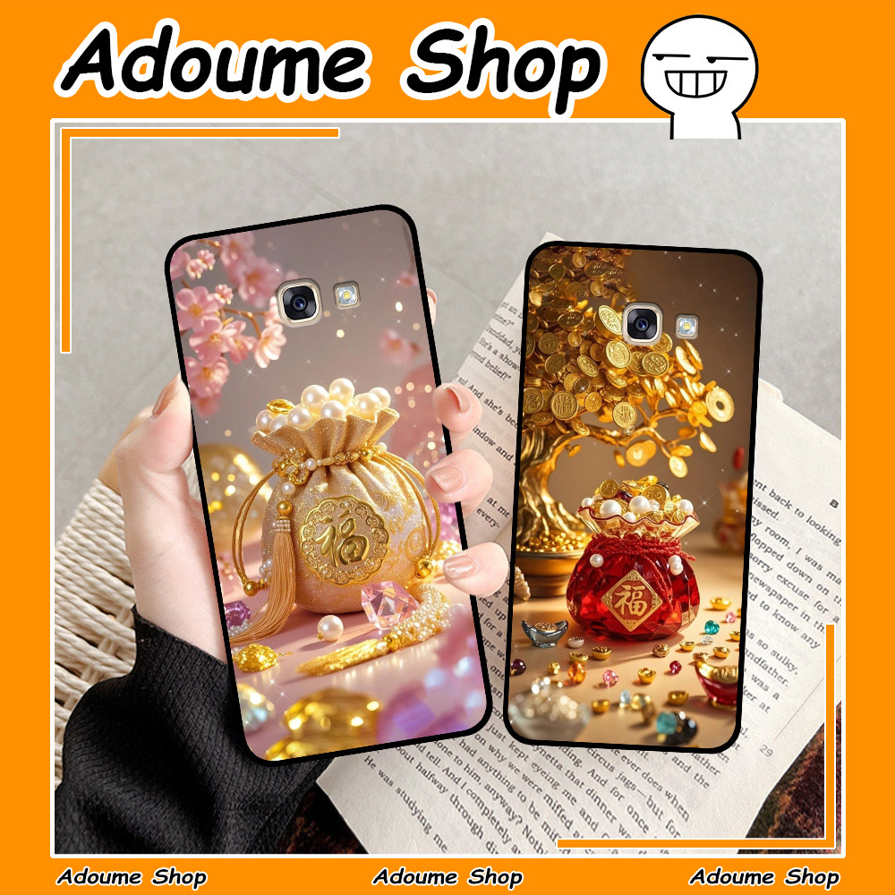เคส Samsung A3 2017 / A5 2017 / A7 2017 พิมพ์ลายถุงเงินนําโชค