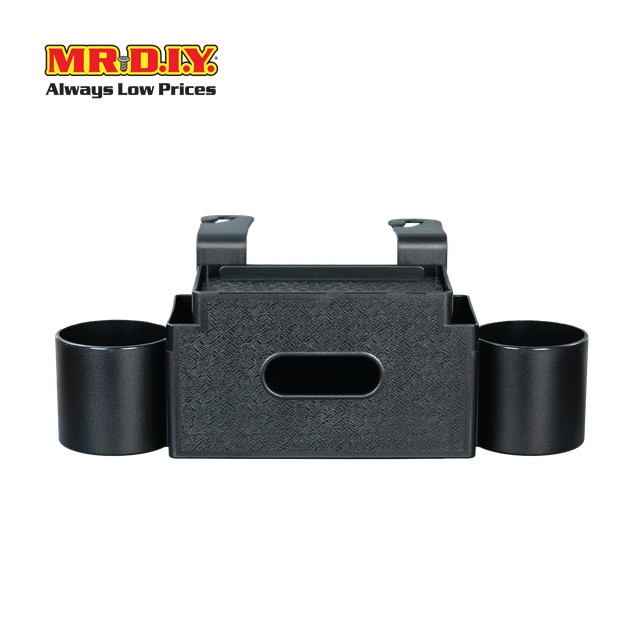 CARSUN กล่องเก็บของเบาะหลังรถยนต์ พร้อมวางแก้วน้ำ_9004987