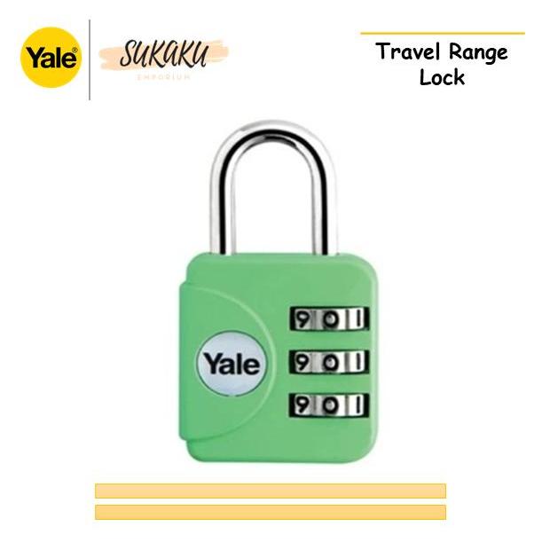 HIJAU Yale Keylock Yp1/28/121/1E สีเขียว Travel Lock Suitcase Pin Padlock