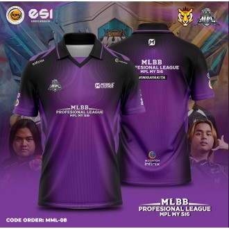 เสื้อไมโครไฟเบอร์สำหรับMLBB MPL ทีมมาเลเซีย