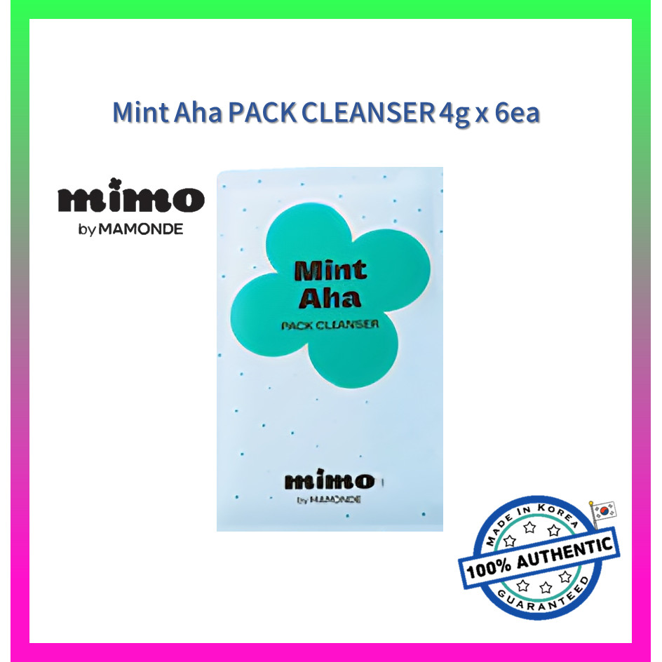 [mimo by MAMONDE] Mint Aha PACK CLEANSER 4g x 6ea