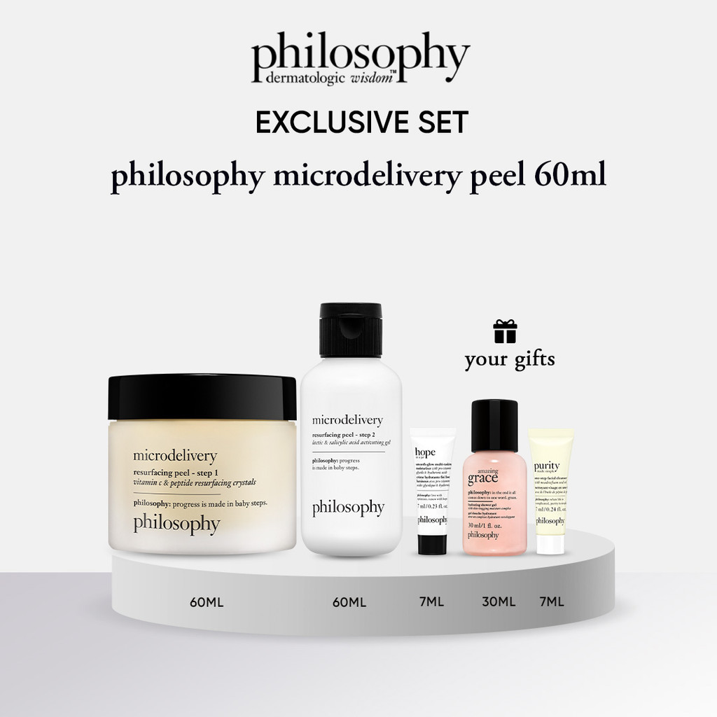 [Excluvie Set] Buy 1 Free 6 philosophy microdelivery peel 60ml, free gifts
