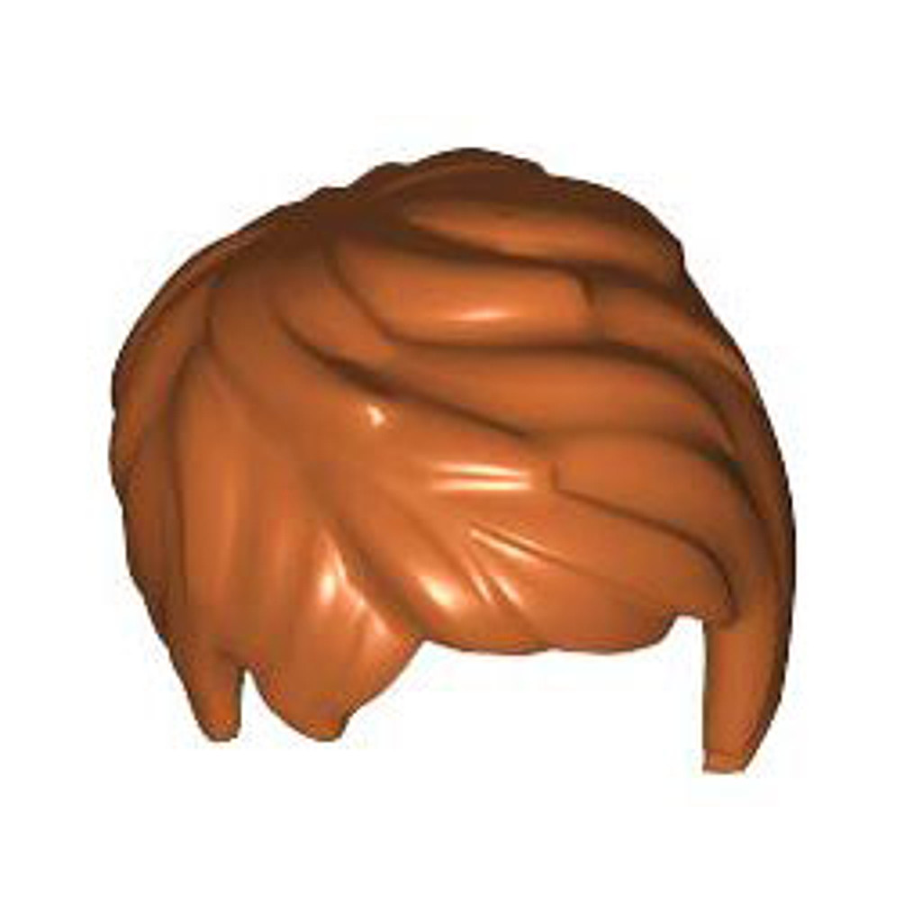 Brick2cube Part - Minifigure, Hair Female Short Tousled with Side Part - 37823