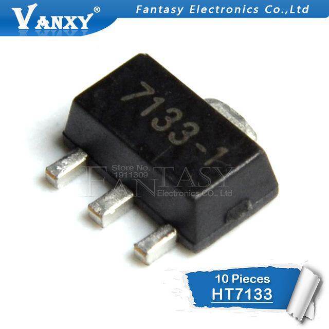 10 ชิ้น HT7133A-1 SOT89 HT7133A HT7133 SOT SMD SOT-89 HT7133-1 7133-1 IC novo e เดิม