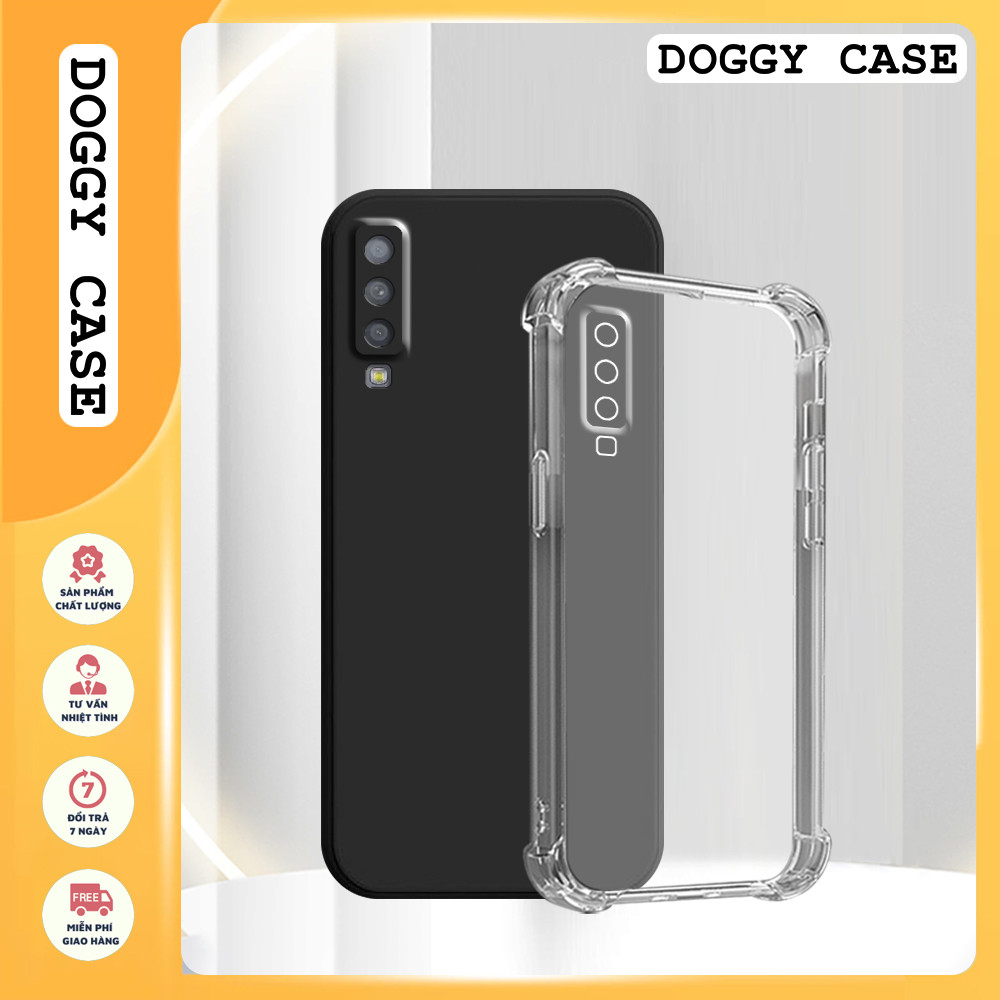เคส Samsung A7 2018 / A9 2018 ป้องกันกล้อง TPU กันกระแทกโปร่งใส