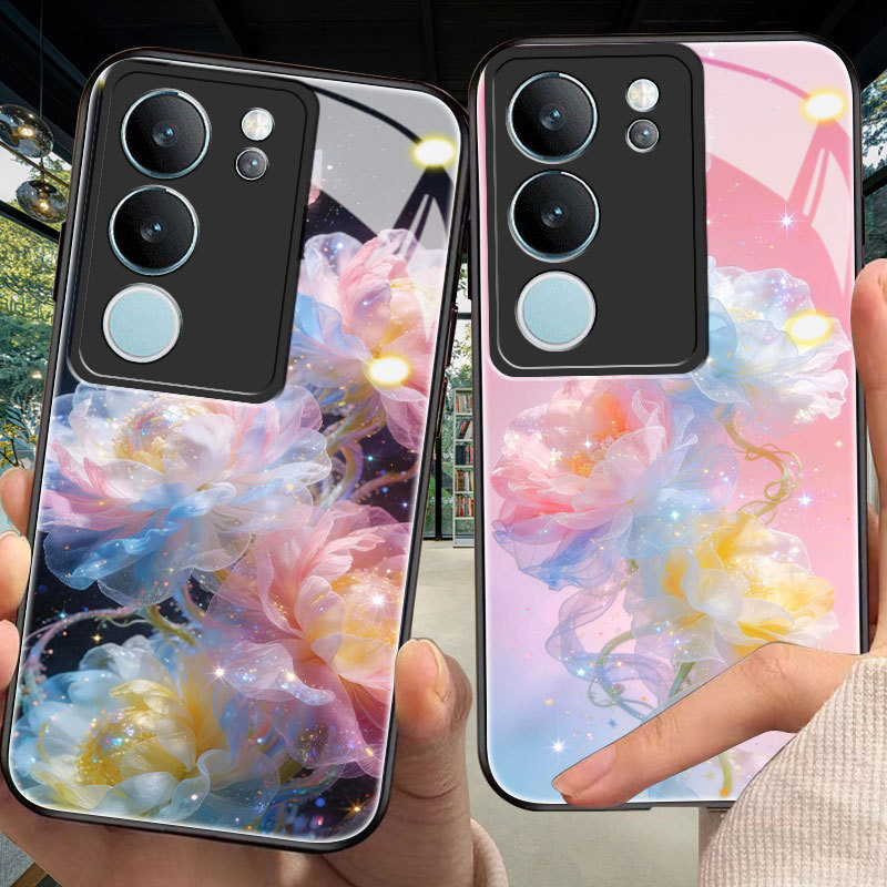 Flower Casing for vivo v29/e,v30/e,v40/v50/lite,v11i,v15,v17,v19,v20/se,v21/e,v23/e,v25/e,v25/e,v29)